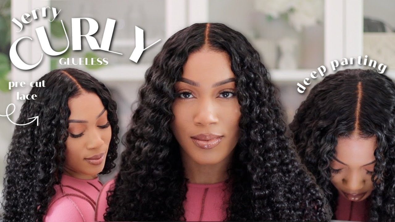 NEW! Pre-cut Jerry Curly Wig | BEGINNER FRIENDLY ft. Nadula Hair