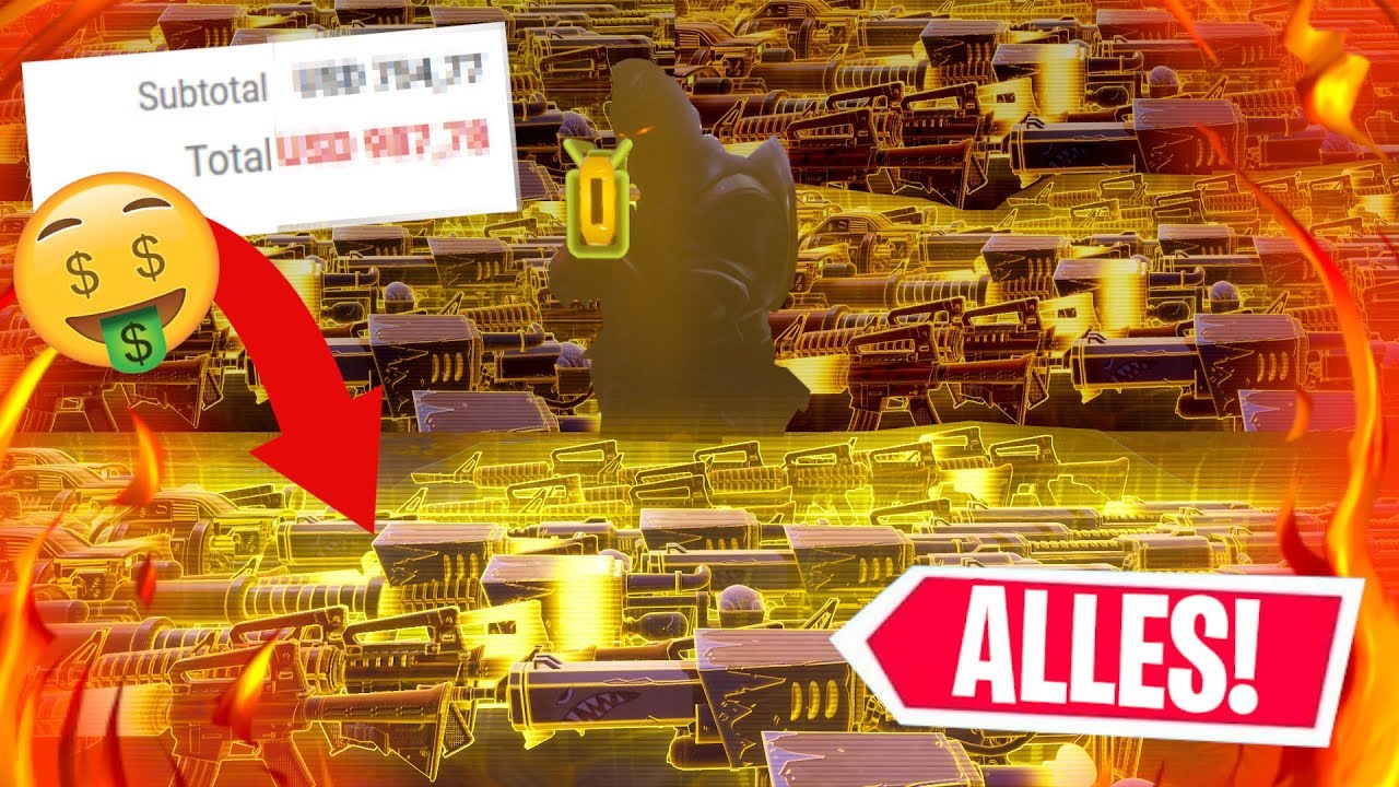 Ich kaufte ALLE WAFFEN im TEUERSTEN FORTNITE SHOP! (TEUER) 😱 Fortnite Rette die Welt