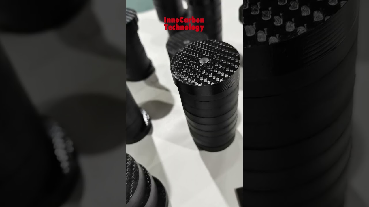 Glossy Twill Round Fittings   Custom Carbon Fiber Factory in China
