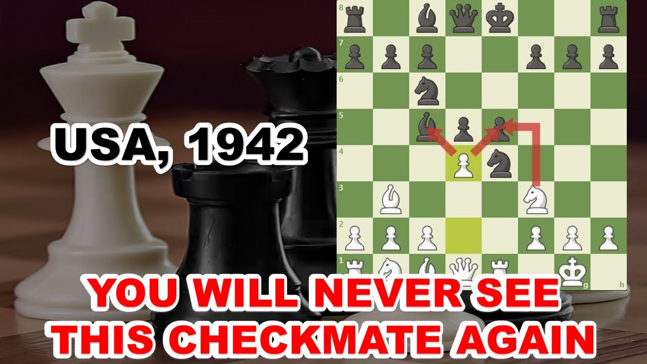 YOU WILL NEVER SEE THIS CHECKMATE AGAIN !!!