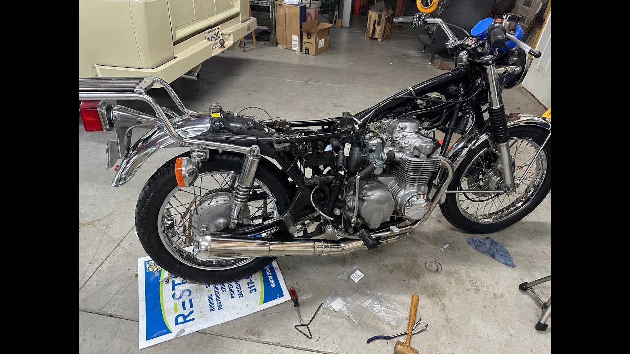 Первая поездка за 35 лет! Мотоцикл CB550 Four 1976 года выпуска. Первым делом – ремонт электрики!