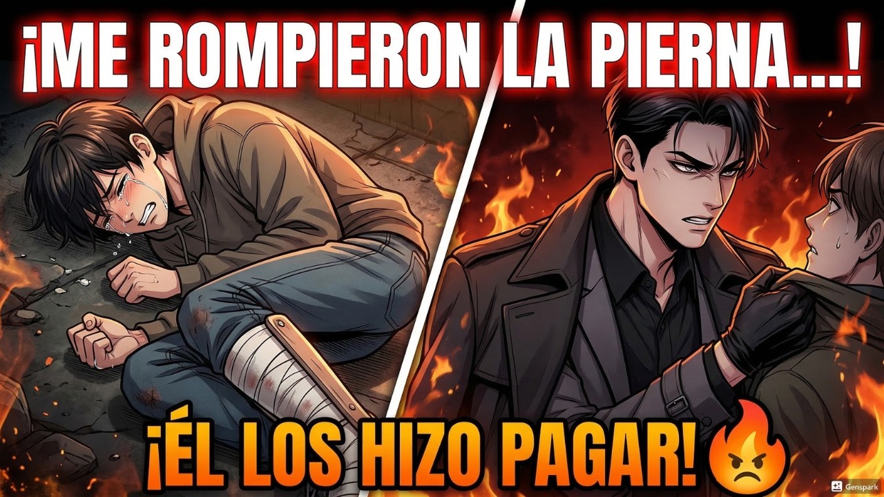 Mi Familia Me Rompió la Pierna… ¡Mi Novio Mafioso se Encargó de Ellos! #NovioMafioso #HistoriaBL