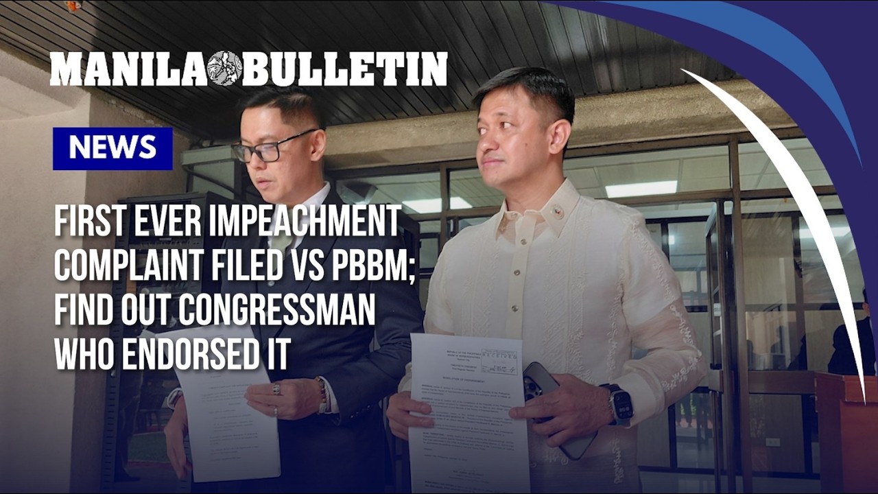 First ever impeachment complaint filed vs PBBM | MB Newsbreak
