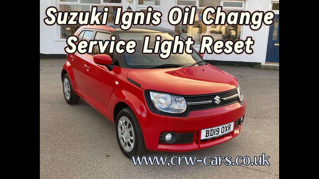 Suzuki Ignis Oil Change Service Light Reset