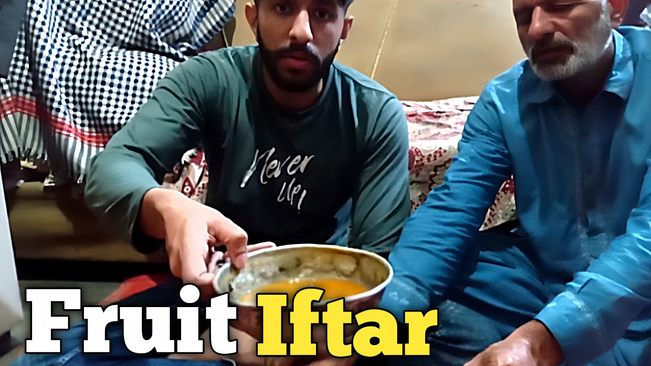 Aj Iftari Main Fruit Chaat Bani Papa Hor Main Na😍😋