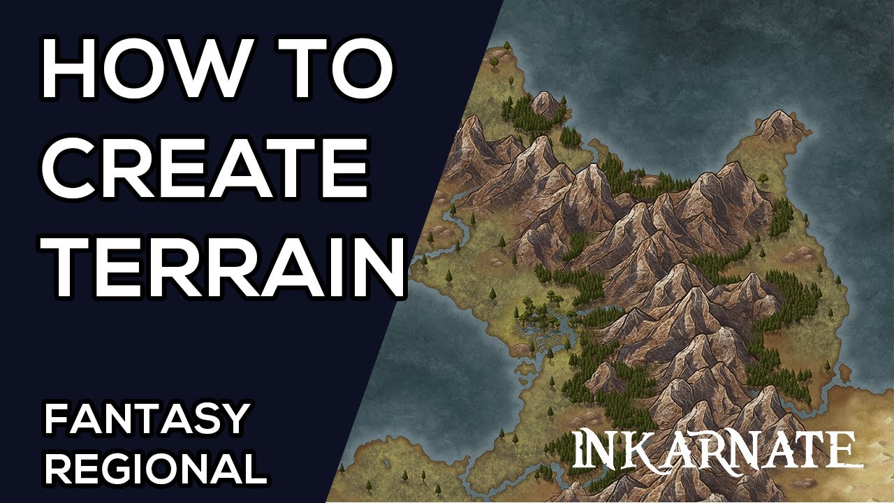 How to Create Terrain (Fantasy Regional) | Inkarnate Stream
