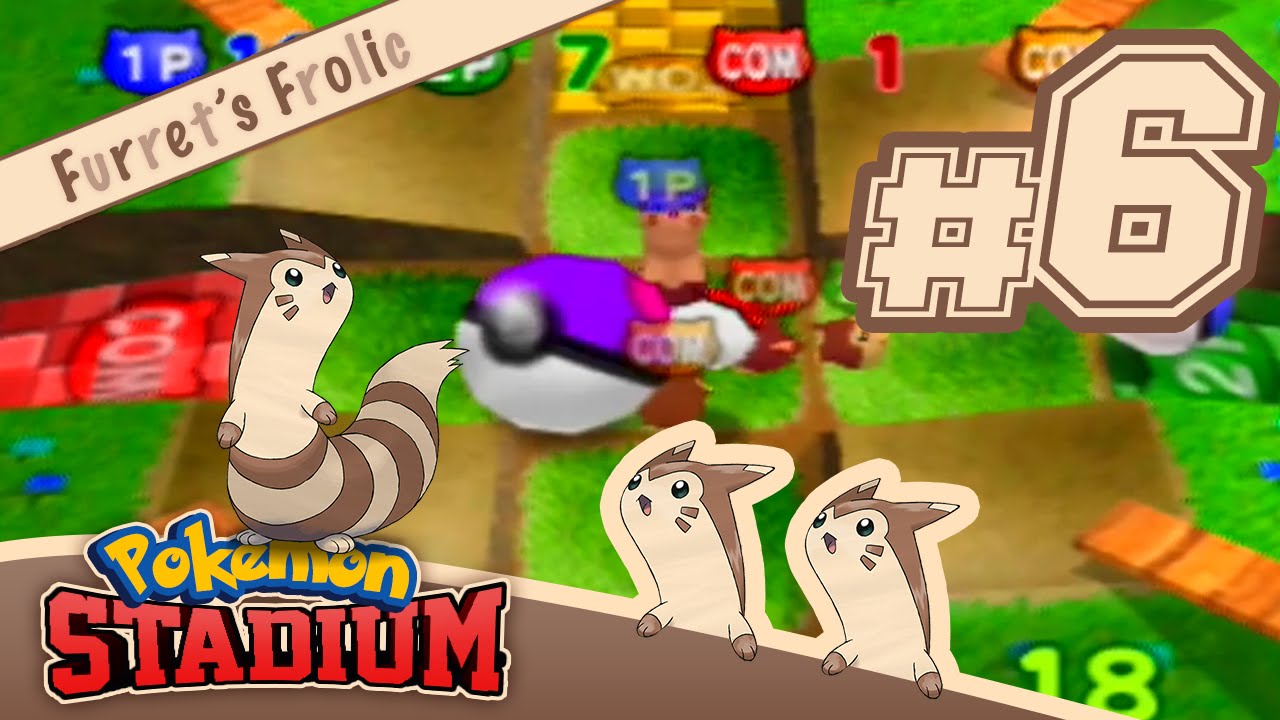 Pokemon Stadium 2 - Minigames (N64) Ep6: Furrets Frolic