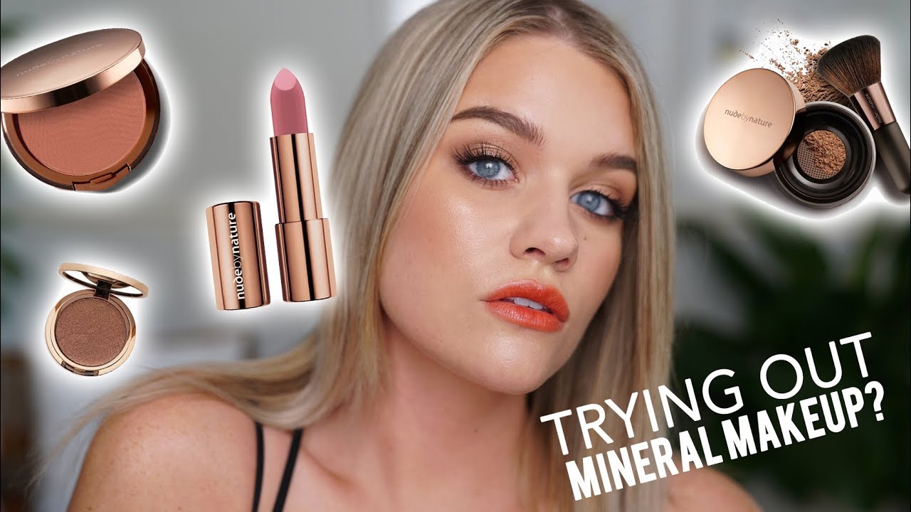 TESTING OUT MINERAL MAKEUP?? | Samantha Ravndahl