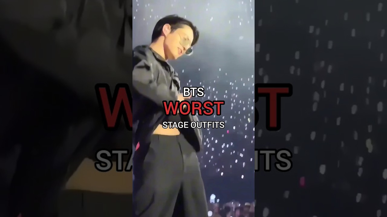 BTS WORST STAGE OUTFITS #bts #jungkookfancam #jungkook #btsoutfits #kpopoutfits #btsarmy