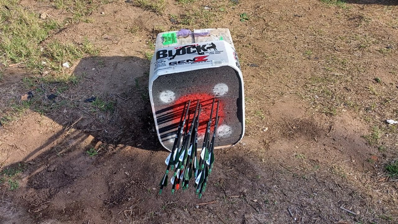 Field Point 100gr VS 150gr VS 175gr Using 500 Spine Tiger Archery Predator Carbon Arrow Video Review