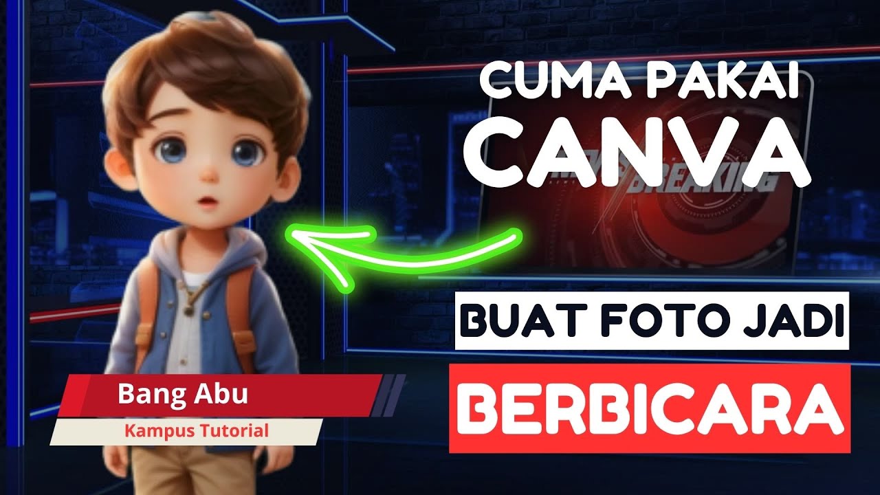 🔴 TUTORIAL MEMBUAT POTO BERBICARA DI CANVA | Belajar AI untuk Pemula