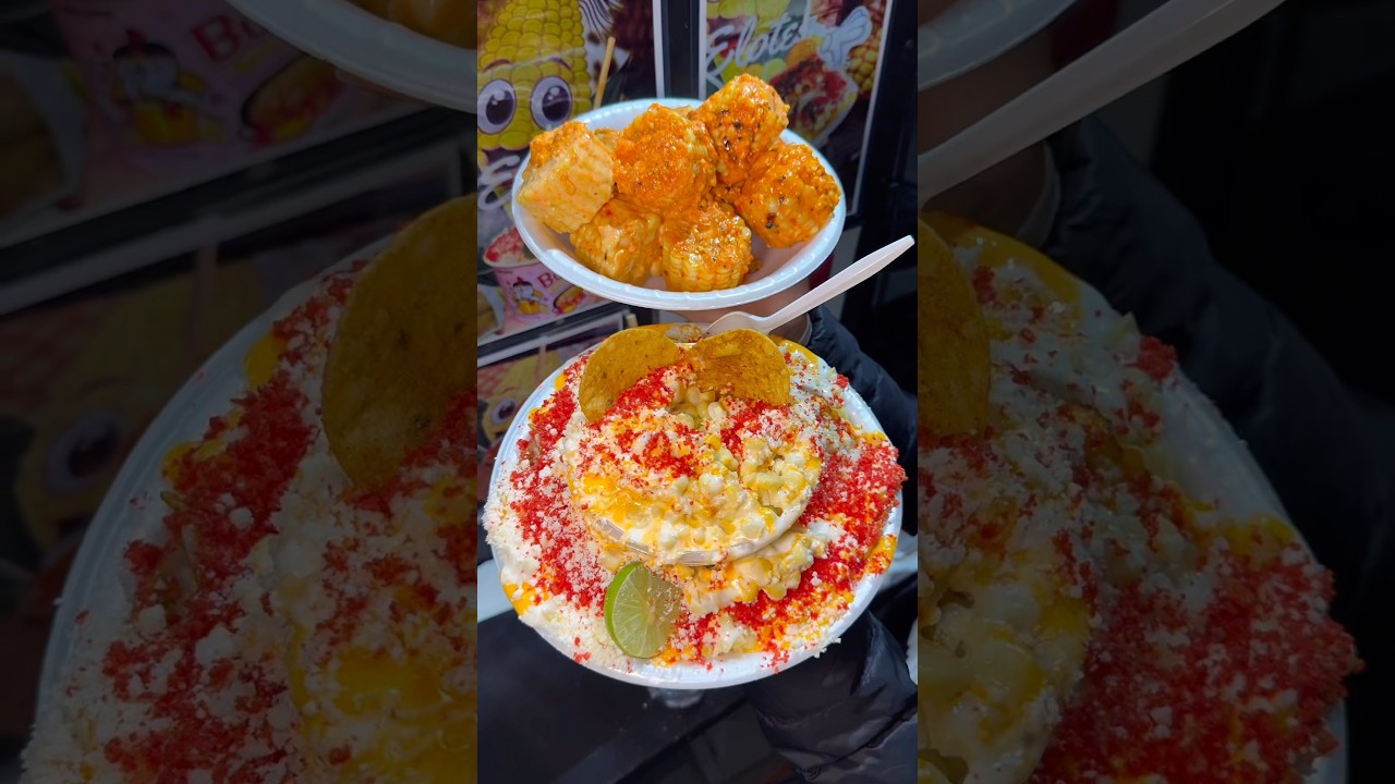 Elotes manchosos en Tijuana 🔥🇲🇽🌽 #viralvideo