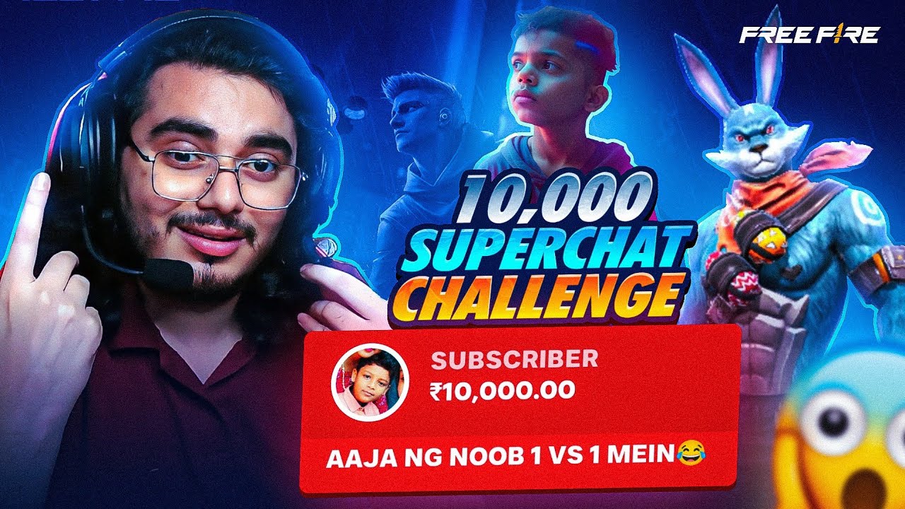 10,000₹ Paid Match 💸 Subscriber Challenge For 1 Vs1 🥵 To Join Nonstop Gaming 🚀| Free Fire India