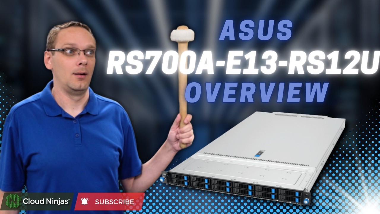 ASUS RS700A-E13-RS12U Server Overview: AMD Turin Powerhouse | DDR5, NVMe, Networking & More