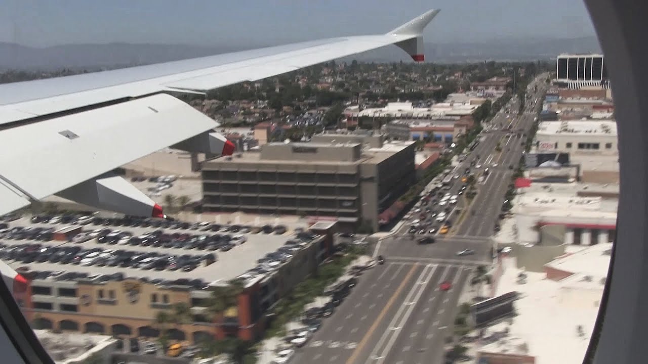 British Airways A380 Landing Los Angeles