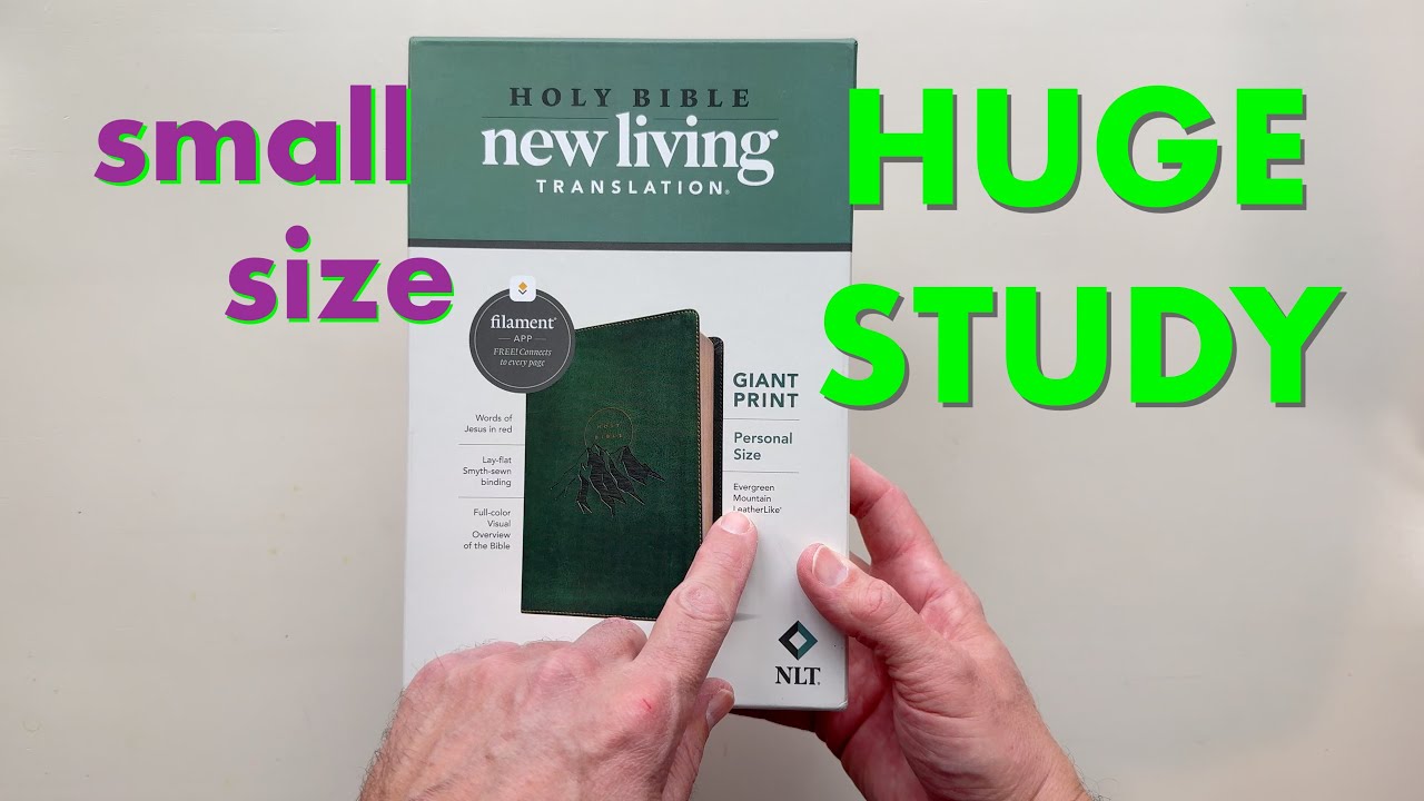 New Living Translation (NLT) Giant Print Personal Size with Filament App!