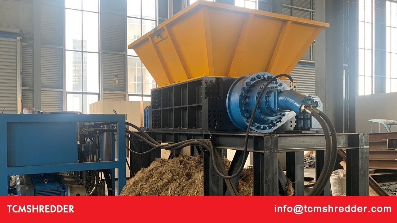single shaft plastic shredders