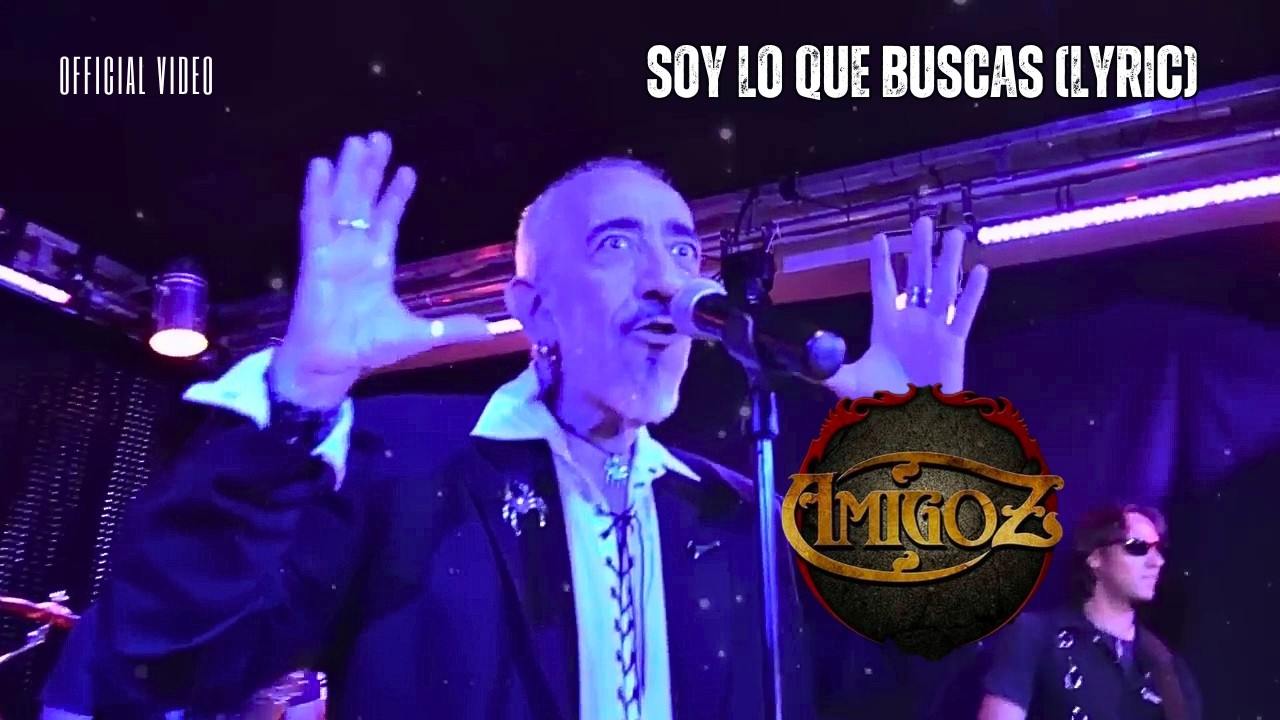 Amigoz - Soy lo que Buscas (Lyric Video Oficial) 🎸#rockespañol