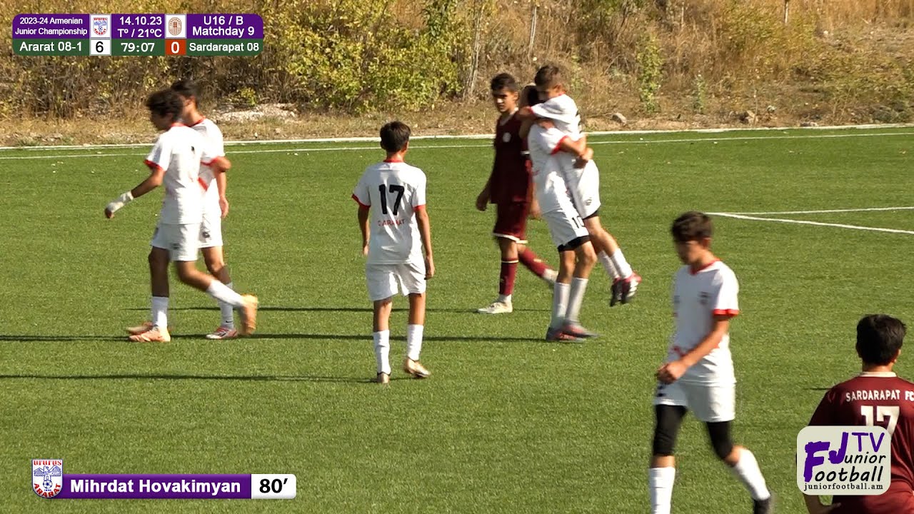 Ararat 08-1 (6-0) Sardarapat 08 (14.10.23) 2023-24 AJC U16/B, Matchday 9