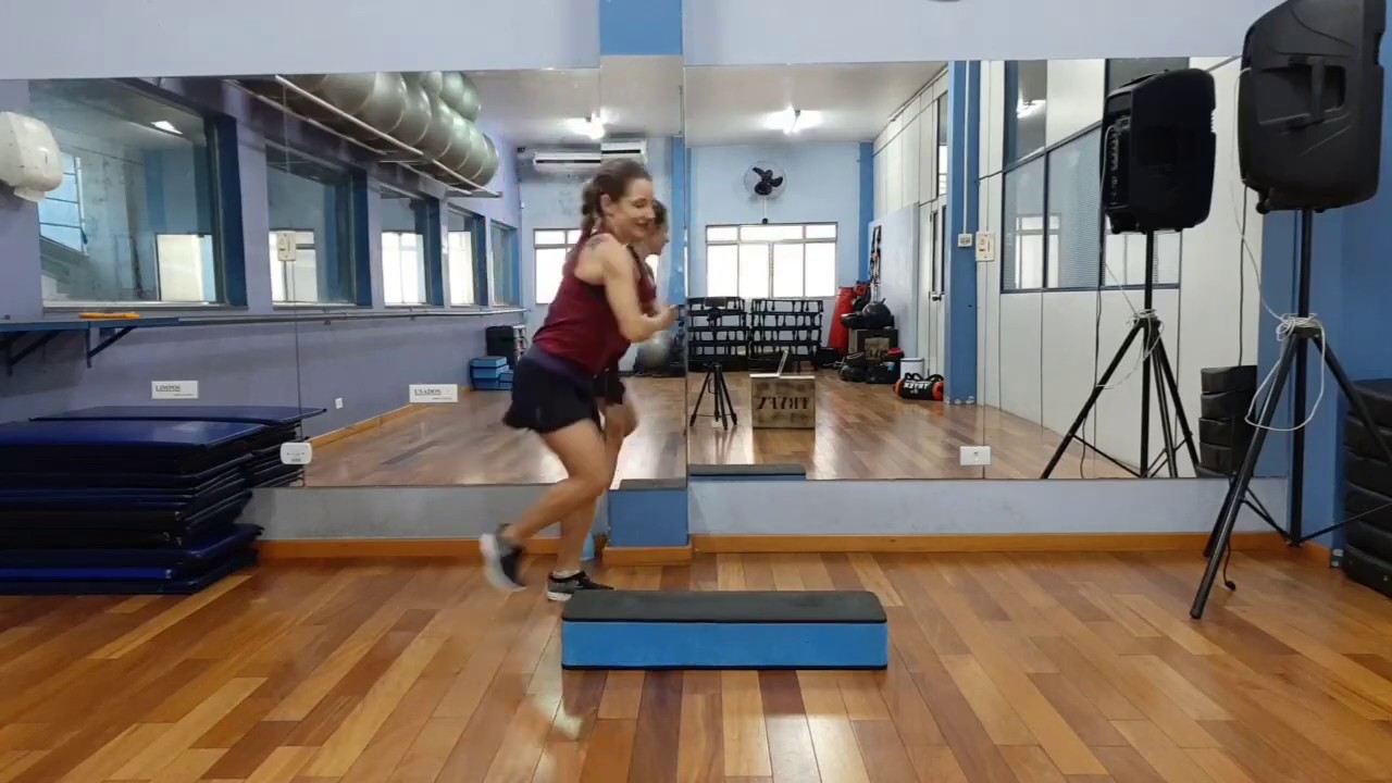 GINÁSTICA em Casa - STEP INTERMEDIÁRIO 3