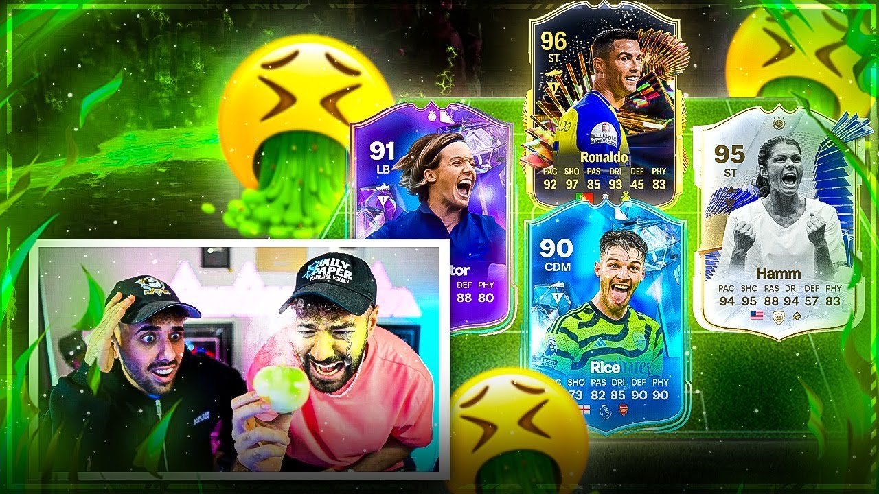 Wer muss SCHÄRFSTE ZWIEBEL DER WELT ESSEN 🔥🔥🌶️ FUT DRAFT CHALLENGE EA FC 24 !!