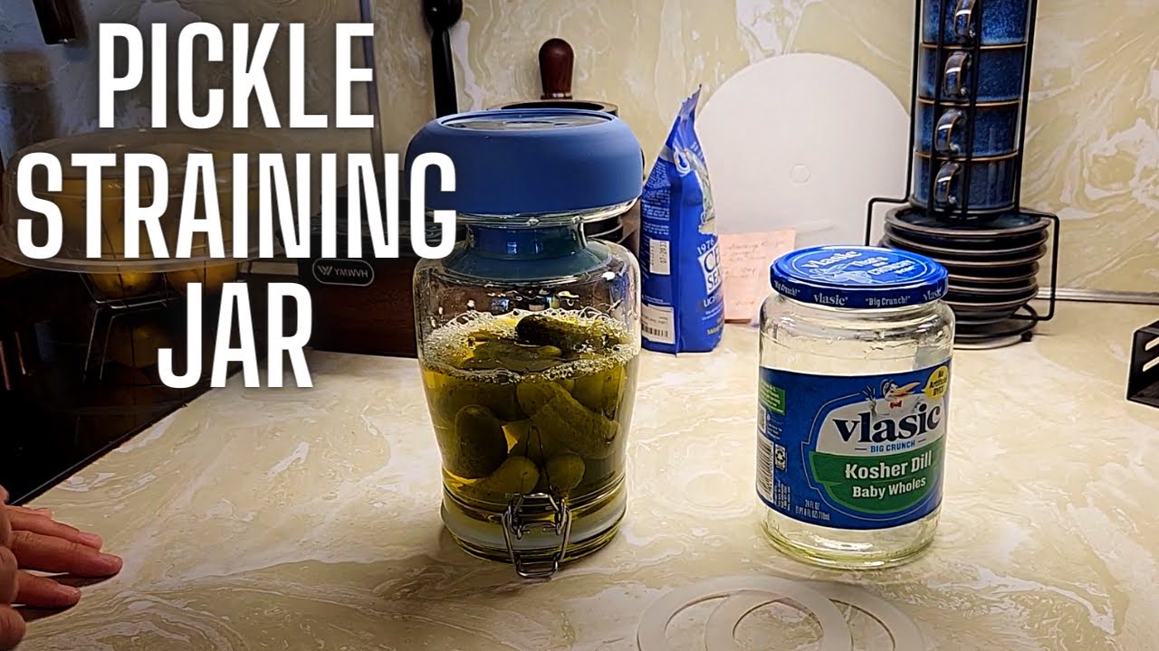 Glass Pickle Container with Flip Strainer Review