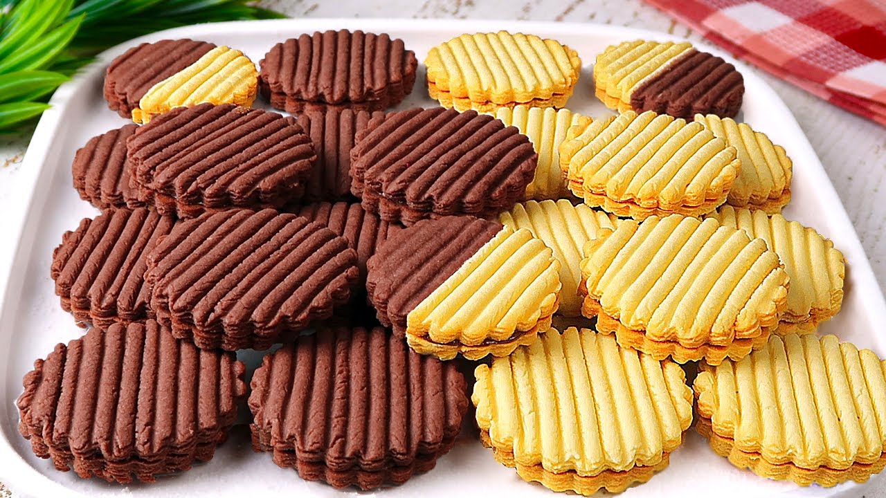 Минутное печенье к чаю! Вкуснее, чем в магазине! Простой и красивый рецепт!