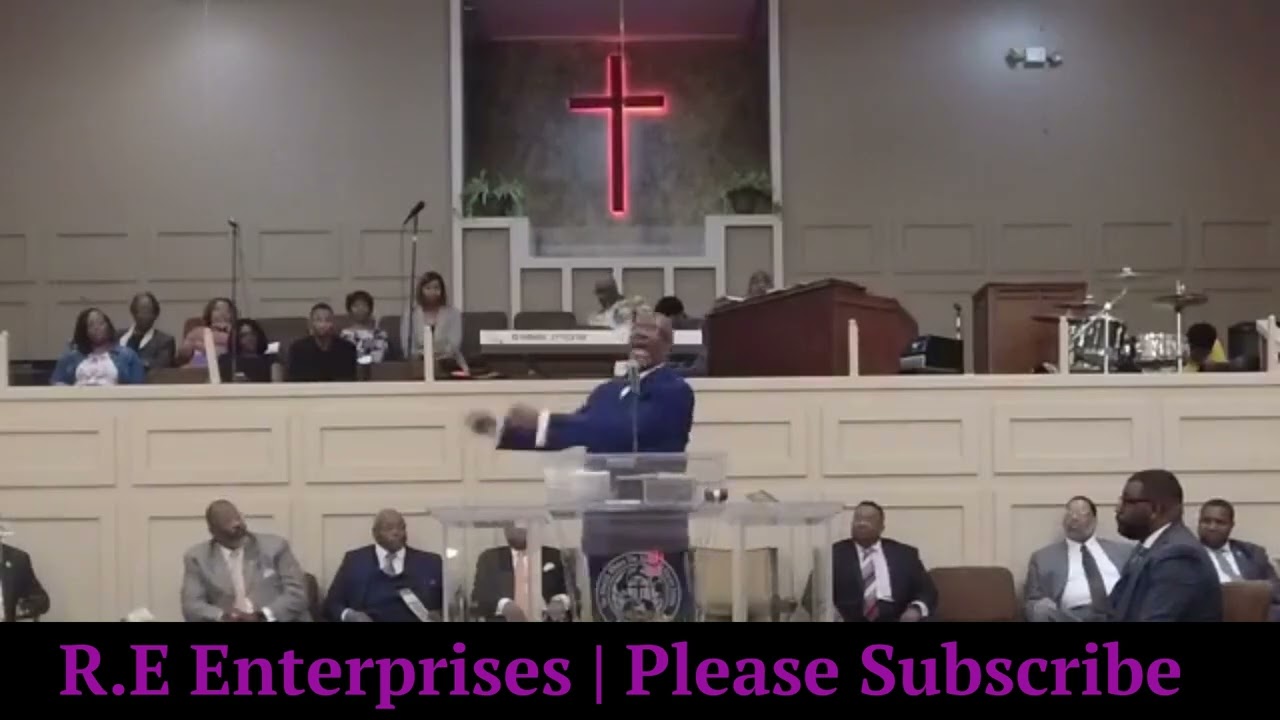 Pastor Terry K Anderson preaching in Houston, TX
