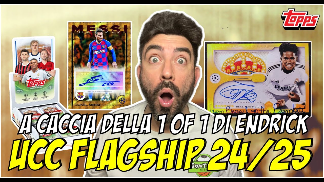 UNBOXING TOPPS UCC CLUB COMPETITIONS FLAGSHIP 2024/25: TROVO UNA FIRMATA DI UNA LEGGENDA EUROPEA!