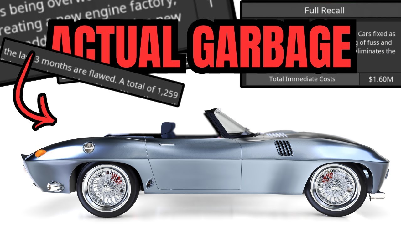 Automation Career, but Selling Cars with 0 Reliability