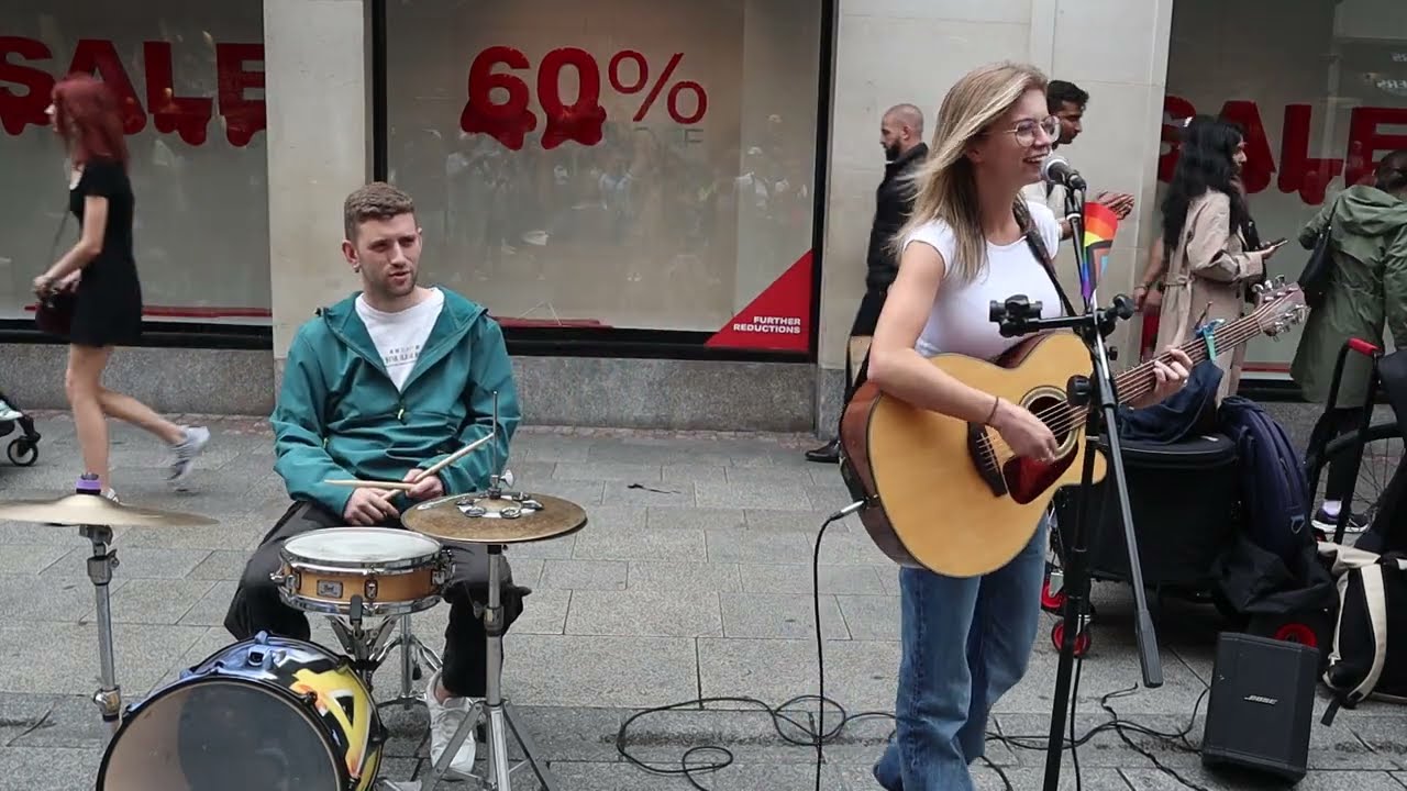 Stand by Me X Beautiful Girls Mashup | Live on Grafton Street 