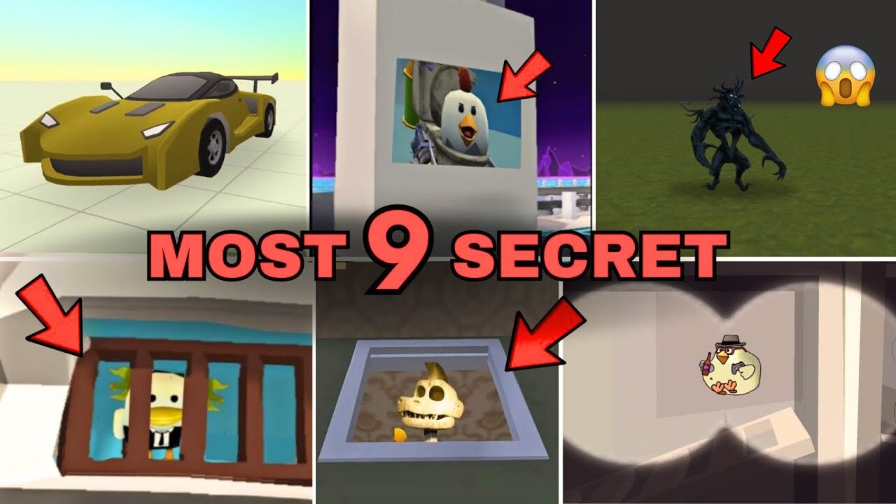 😱 MOST 9 SECRET AFTER CHICKEN GUN NEW UPDATE😱😱 || CHICKEN GUN 4.1.0 SECRETS