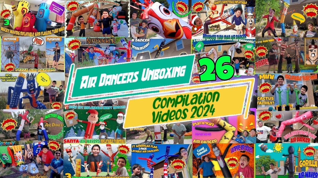 🚀26 Air Dancers Unboxing Compilation Videos 2024! [Jaw-Dropping Reveals & Surprises]🤩
