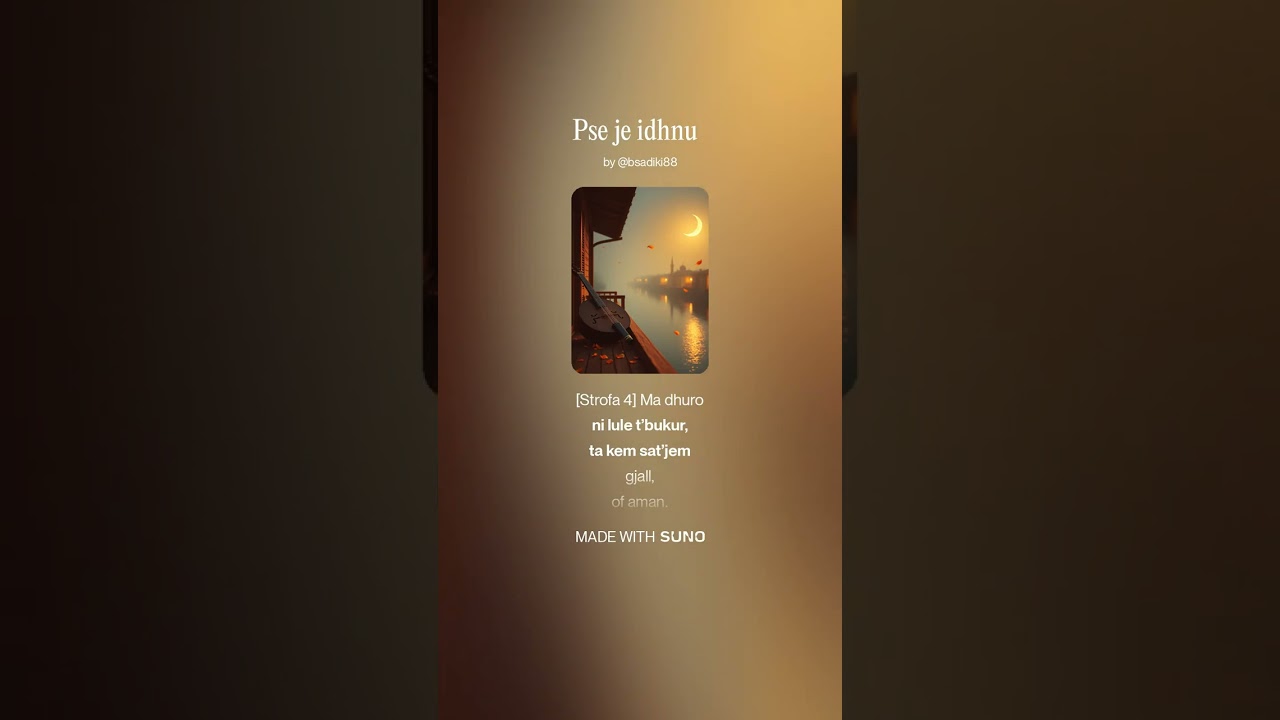 Pse je idhnu ti me mue