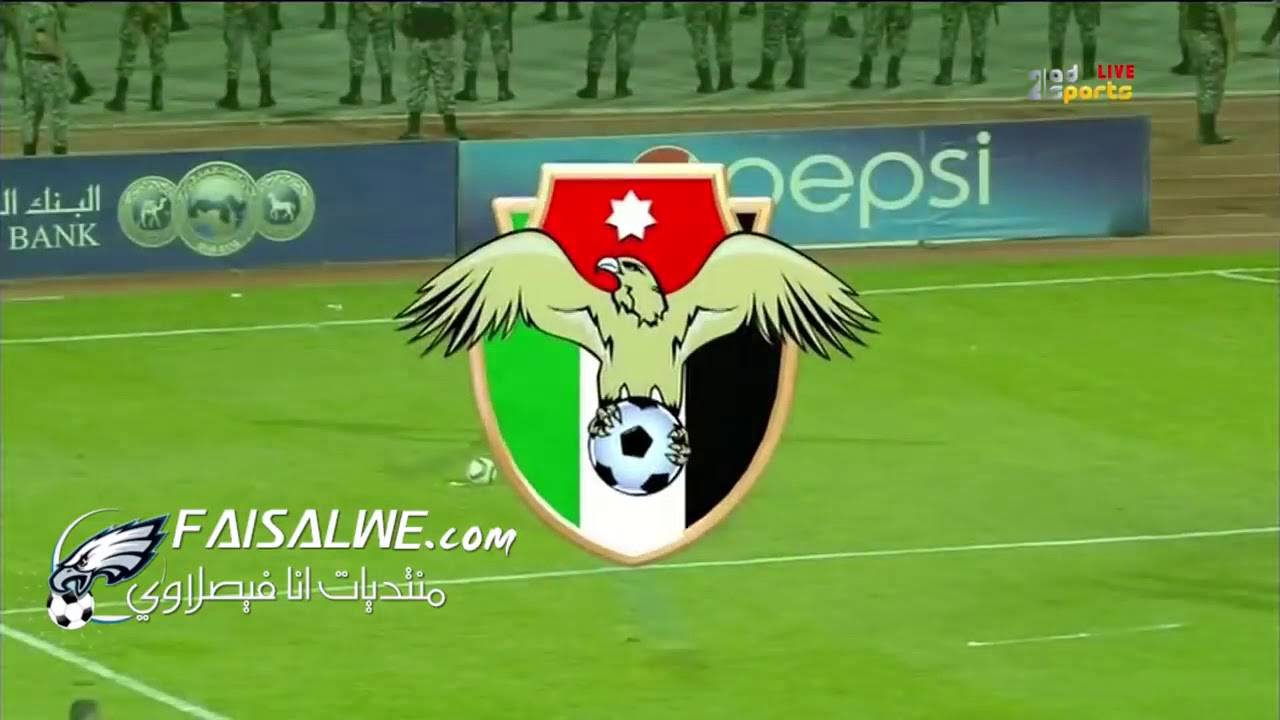 هدف بهاء عبد الرحمن بالجزيرة نهائي كاس الاردن بصوت اربع معلقين لقنوات مختلفة