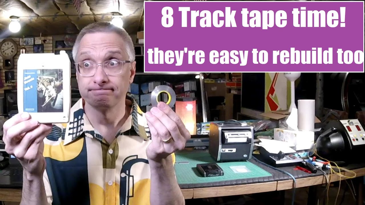 8 track tape cartridge maintenance - make those tapes play reliably and sound so much better.