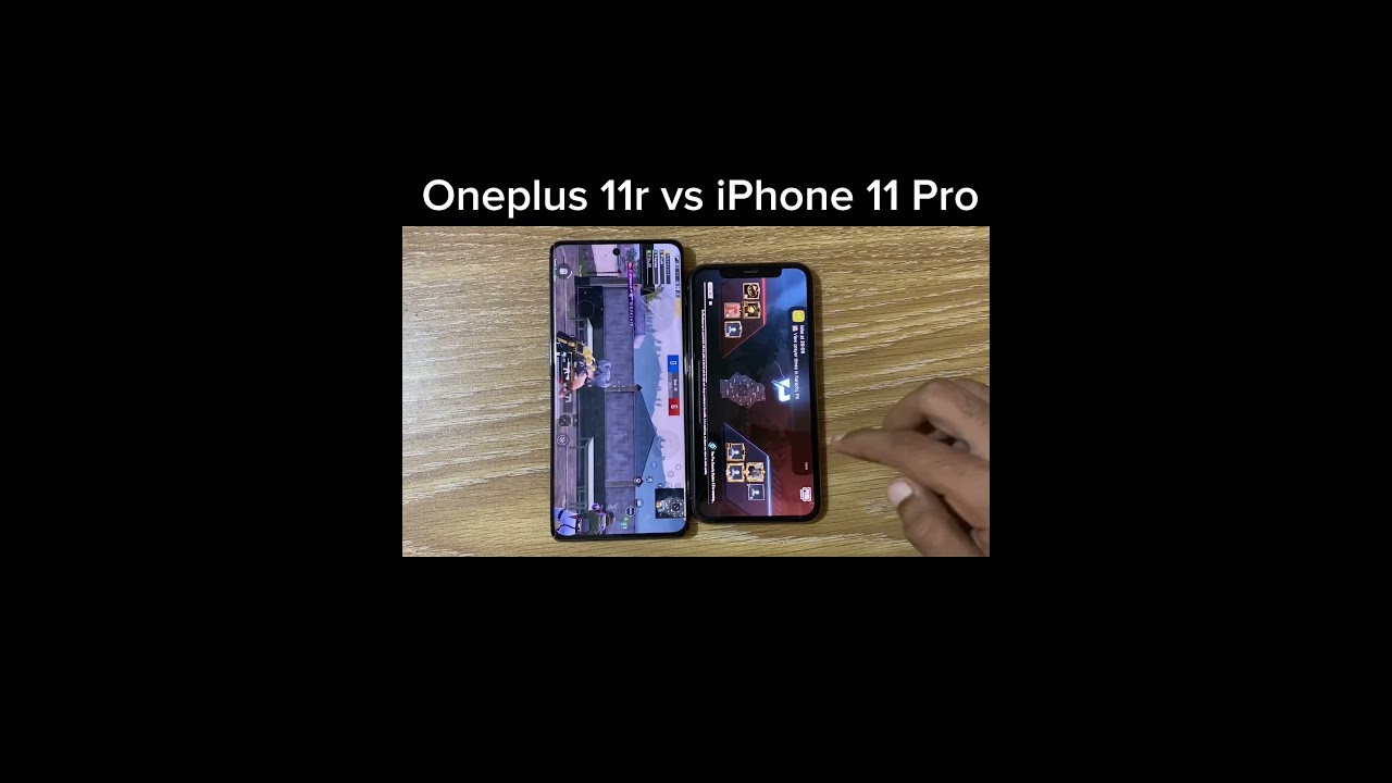 Oneplus 11r vs iPhone 11 Pro - PUBG TEST