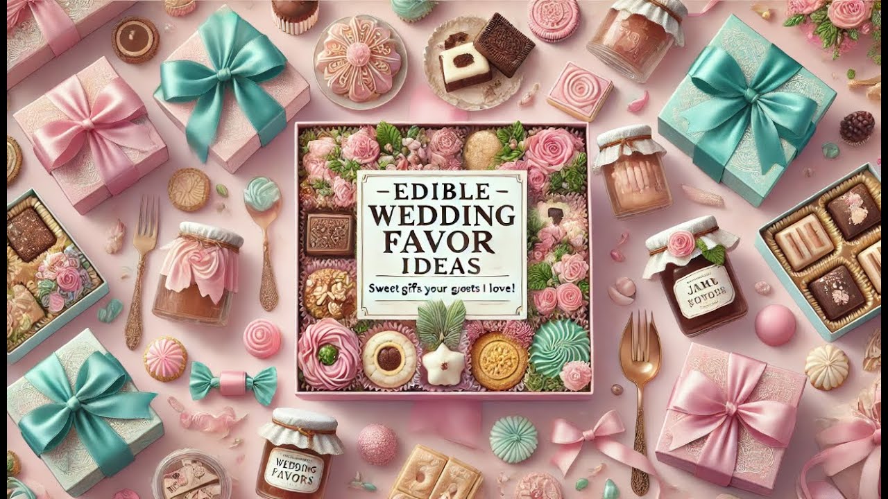 What Types of Food Make Great Edible Wedding Favors?