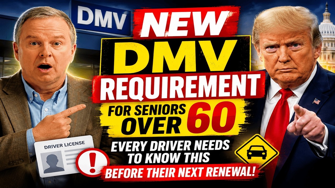 NEW DMV REQUIREMENT FOR SENIORS OVER 60 &mdash; Every Driver Needs To Know This Before Their Next Renewal