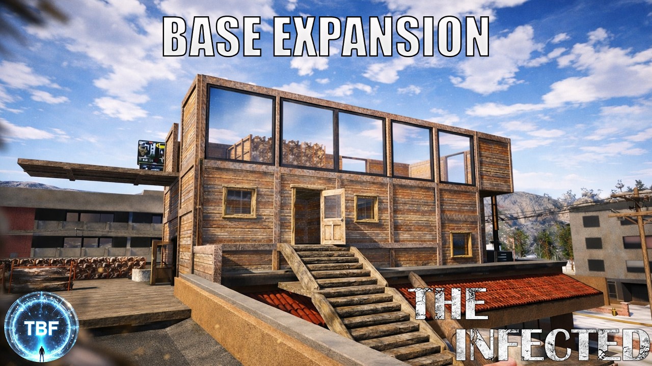 Our Base Just Leveled Up With Glass | The Infected Day 36