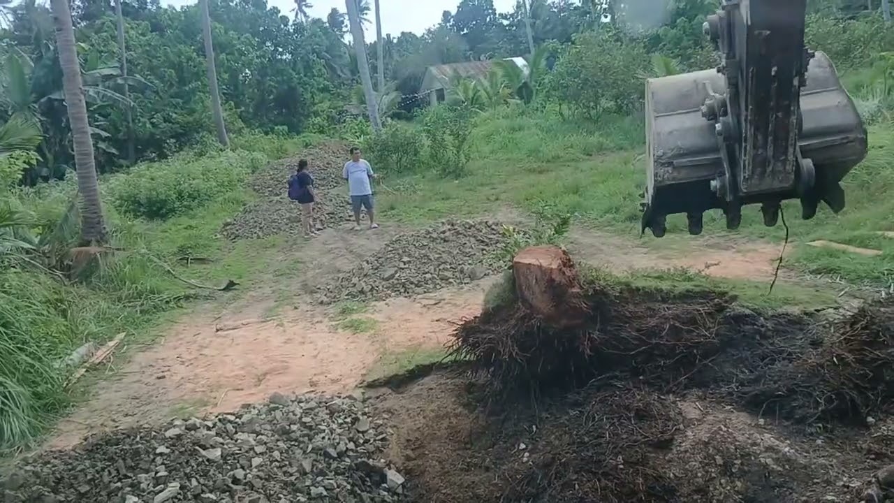   FARM TO MARKET ROAD BRGY NAHAWAN.   Preparation  for cementing .