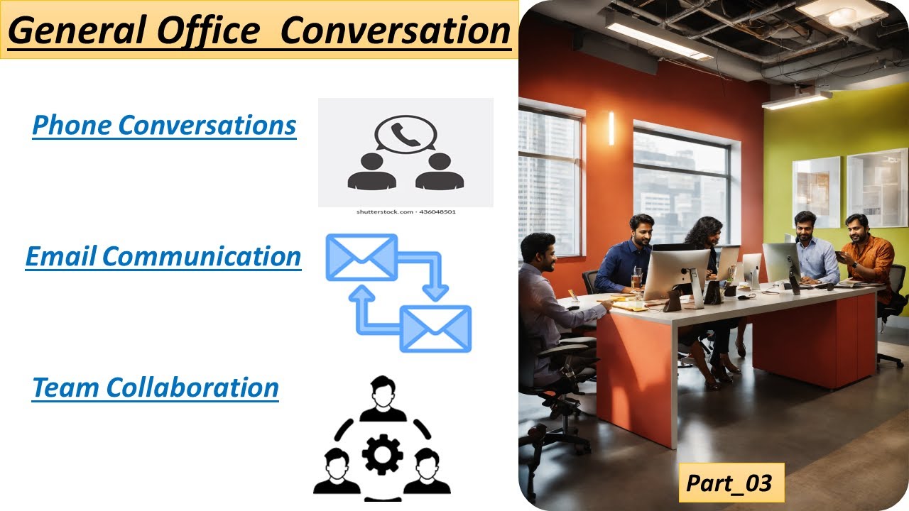 Phone conversation l Email conversation l Team collaboration #party #part #tamil #english