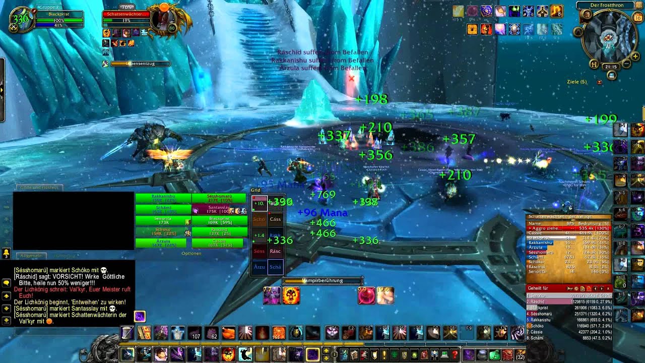 World of Warcraft - The Fall of the Lichking German Guild Gameplay Heroic - Part 1 New Sound 1080p