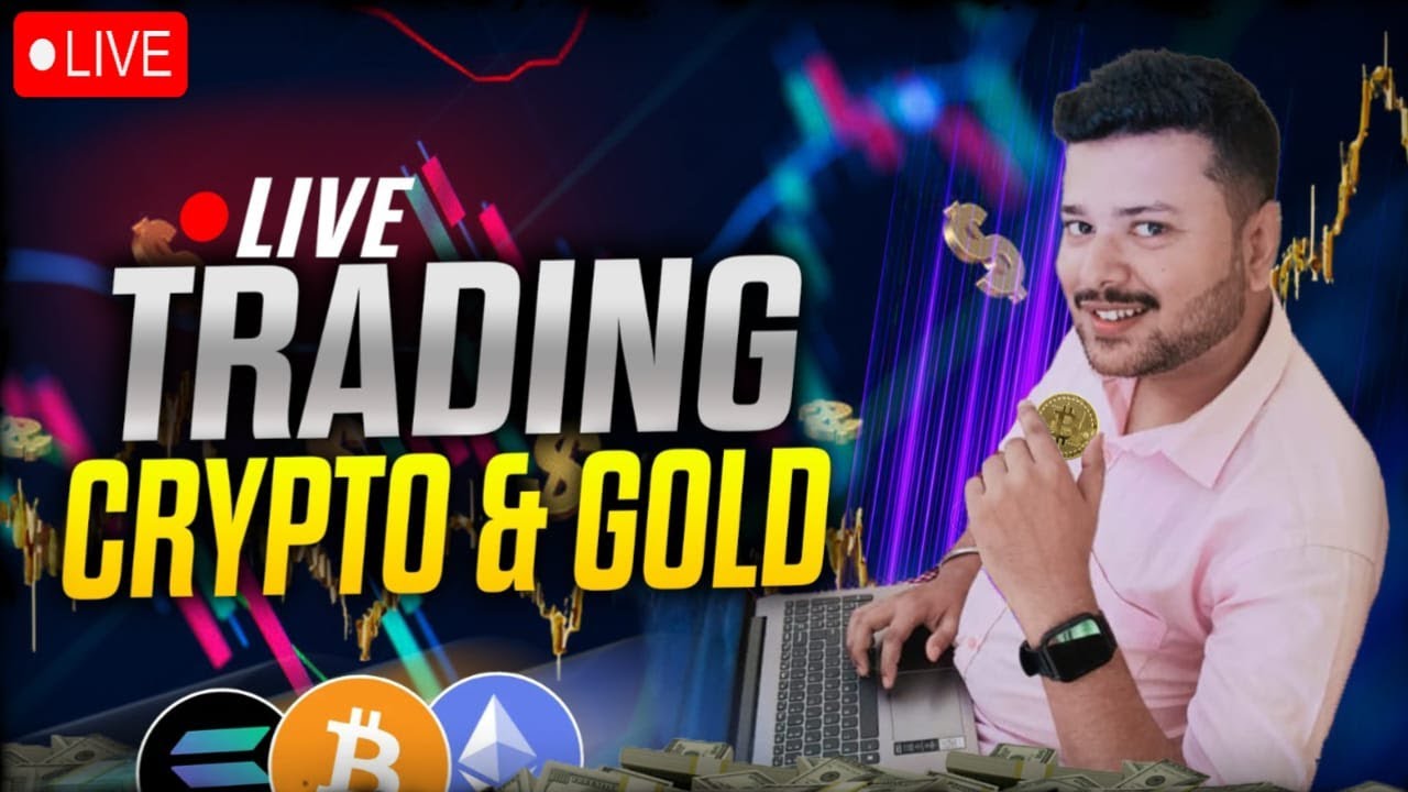 CRYPTO & GOLD LIVE TRADING | 16 FEBRUARY | @SatrohanTraderLive #btclivetrading #cryptolivetrading