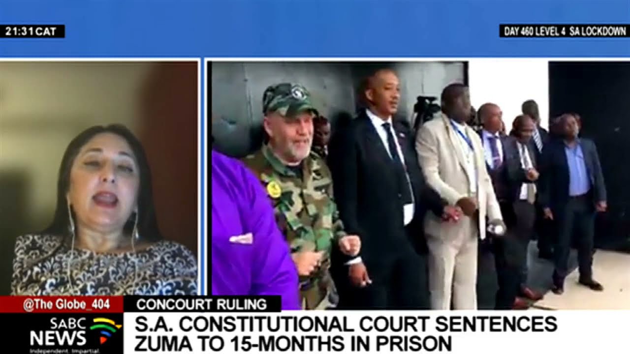 Analysis of constitutionality of Zuma's 15-month jail term sentencing: Shenilla Mohamed