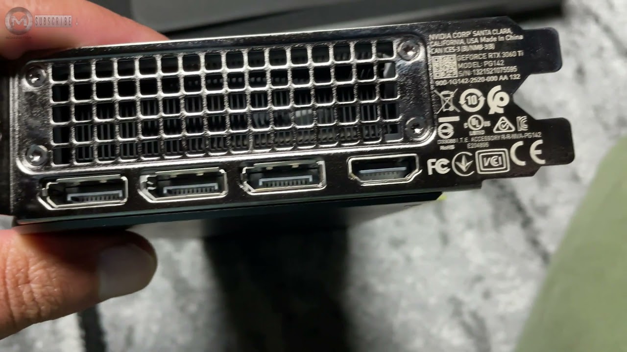 NVIDIA GeForce RTX 3060 Ti Founders Edition Graphics Card   UNBOXING