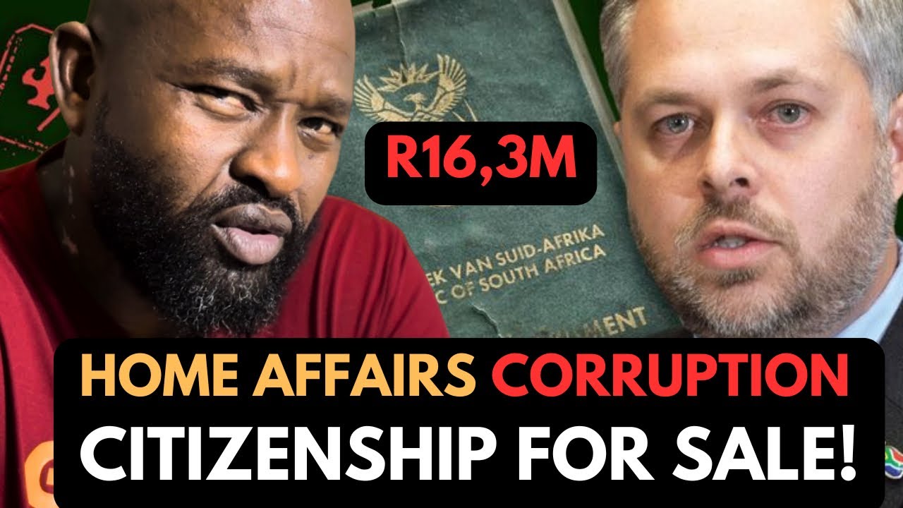 South African citizenship for sale: R16,3m corruption at home affairs. 