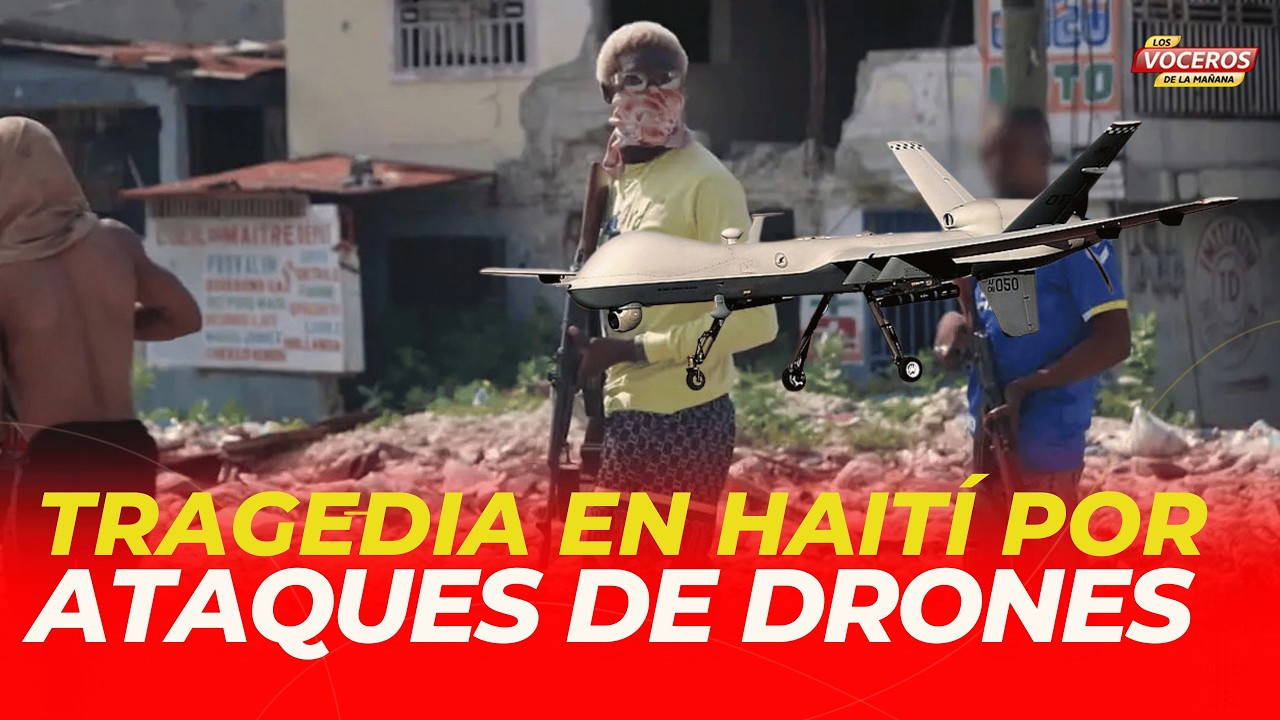ATAQUES A PANDILLAS CON DRONES EN HAITÍ MAT4N A INOCENTES