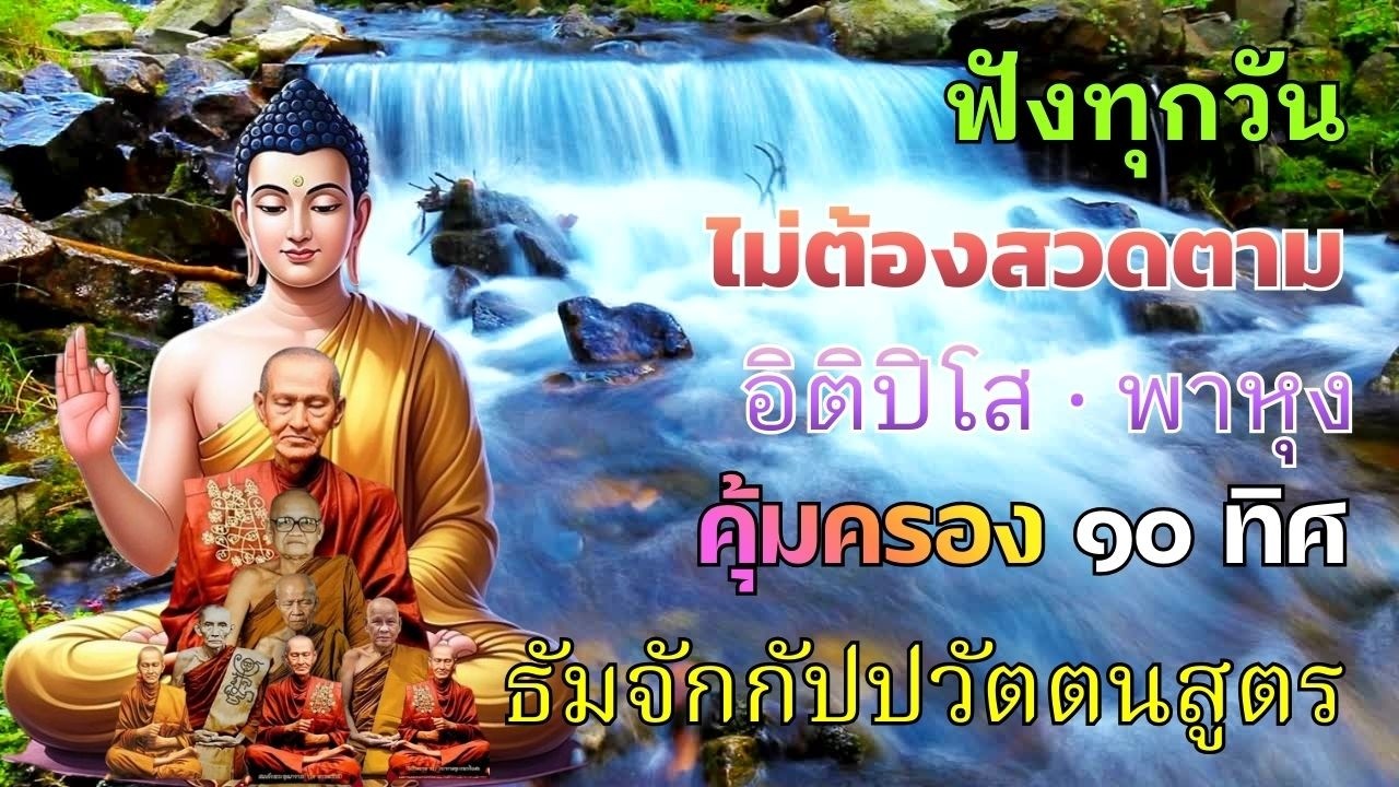 คาถาโชคลาภ เช้านี้ดวงขึ้นแรง รับทรัพย์ไม่หยุด ☘️🙏อิติปิโส พาหุง ชินบัญชร