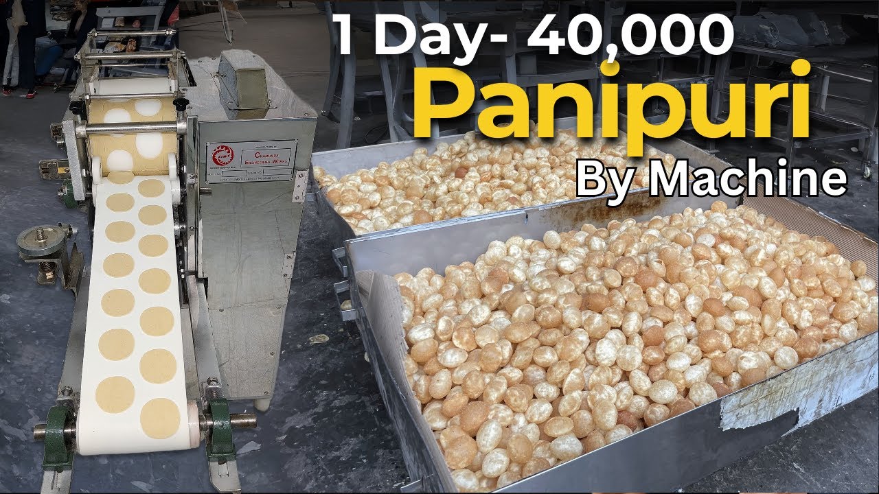 New Model Panipuri Machine | 1 Day 40,000 Panipuri | Business Ideas